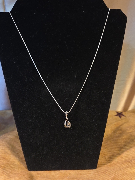 Pandora Jewelry - Pandora 925 Ale Silver Sailboat Pendant Necklace - Elegant Women's Jewelry